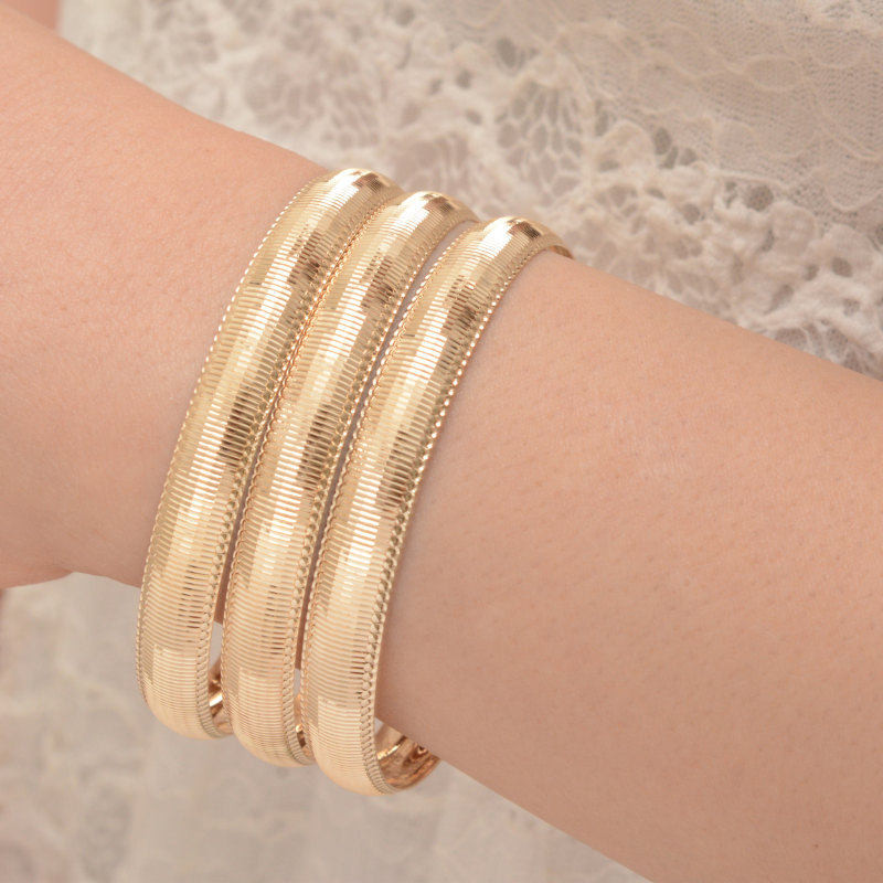 النگو طلا 18 عیار زنانه طلای مستجابی مدل اسپرلوس کد A1