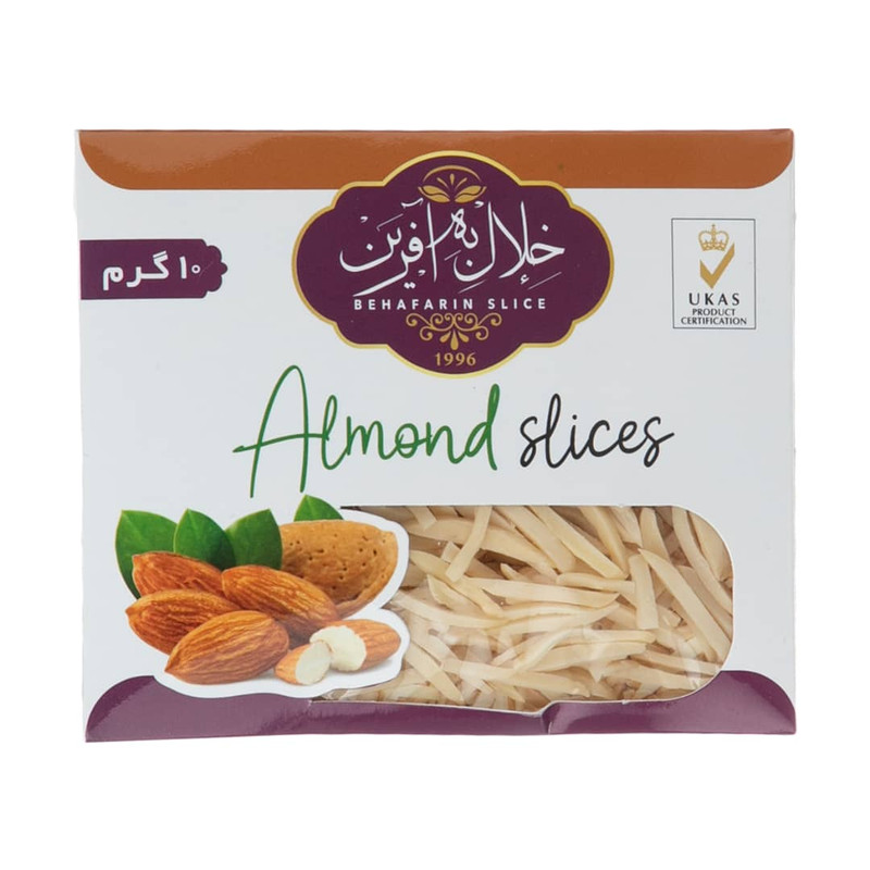 خلال بادام ممتاز به آفرین - 10 گرم بسته 20 عددی