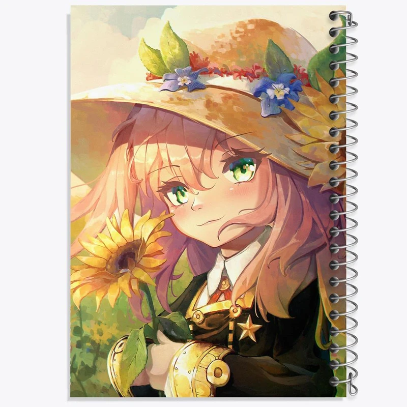 دفتر مشق 50 برگ خندالو مدل آنیا فورجر انیمه اسپای ایکس فمیلی Spy x Family کد 24216