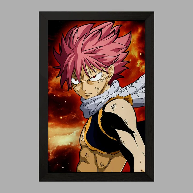 تابلو خندالو مدل ناتسو انیمه فری تیل Fairy Tail  کد 16500