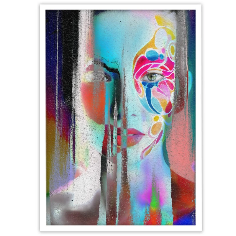 تابلو بکلیت طرح نایت لایت چهره مدل W-15352