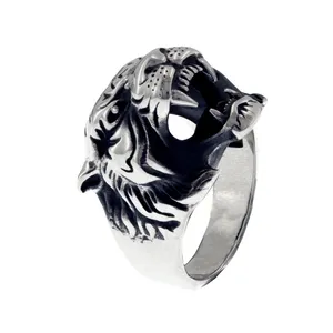 انگشتر مردانه داتینو مدل ببر وحشی