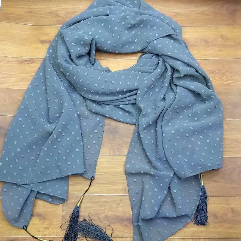 شال زنانه مدل حریر اشکی