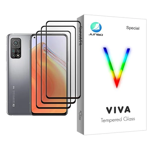 محافظ صفحه نمایش جانبو مدل Viva Glass MIX003 مناسب برای گوشی موبایل شیائومی Mi 10T 5G بسته سه عددی