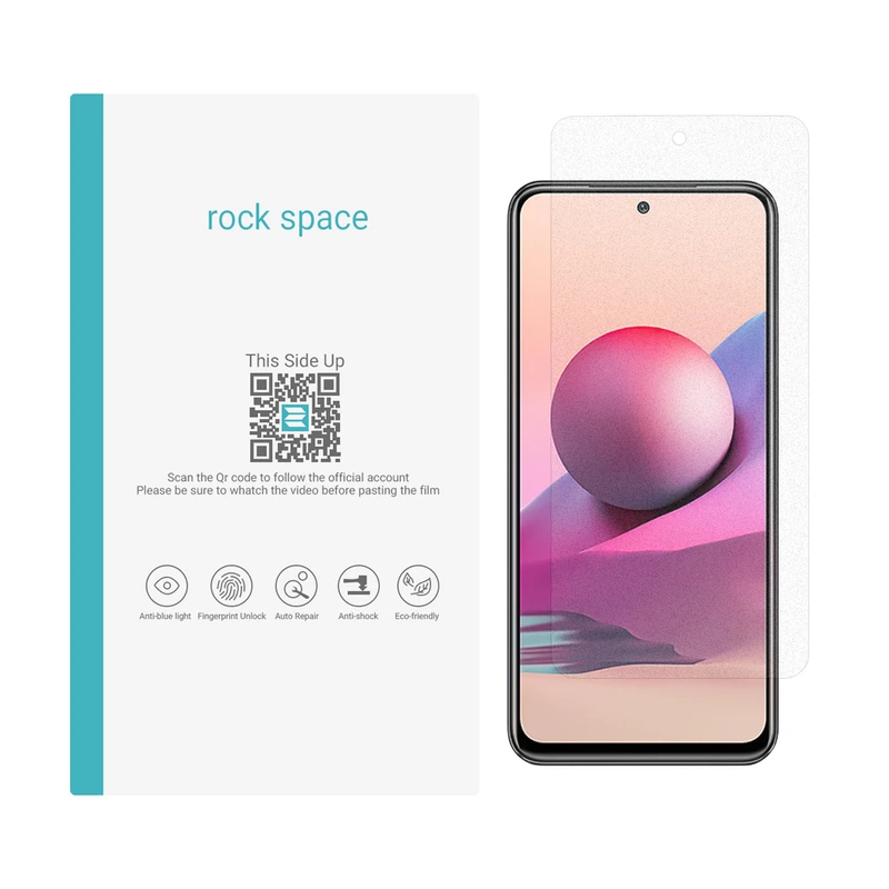 محافظ صفحه نمایش مات راک اسپیس مدل HyMTT مناسب برای گوشی موبایل شیائومی Redmi Note 10S