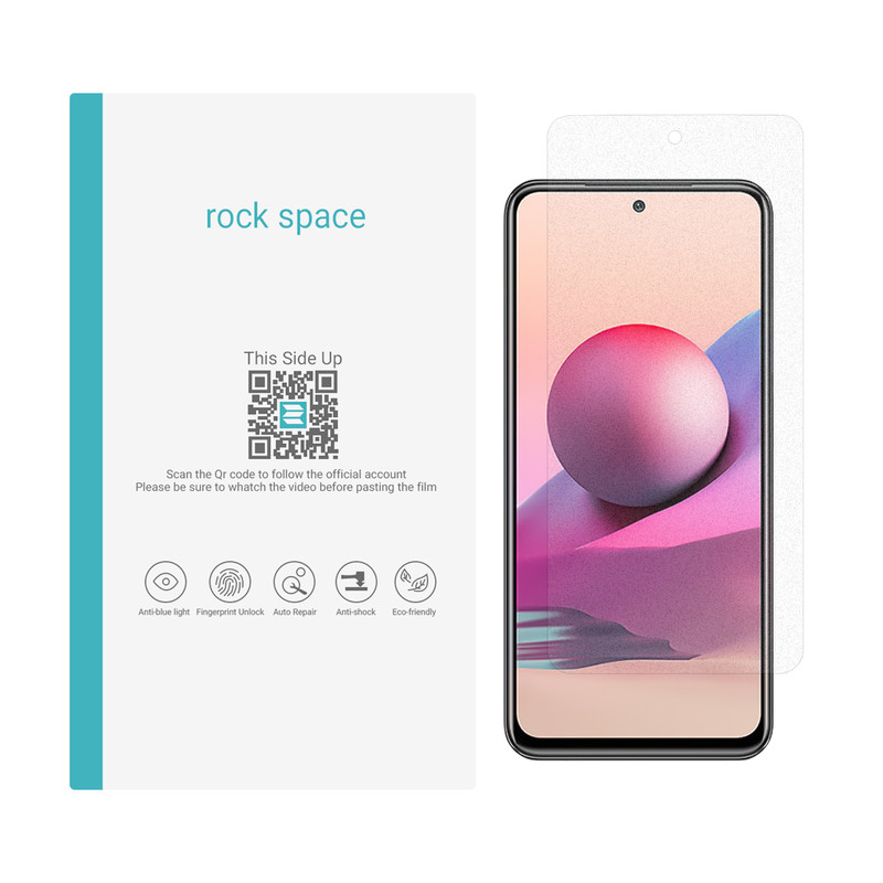 محافظ صفحه نمایش مات راک اسپیس مدل HyMTT مناسب برای گوشی موبایل شیائومی Redmi Note 10S