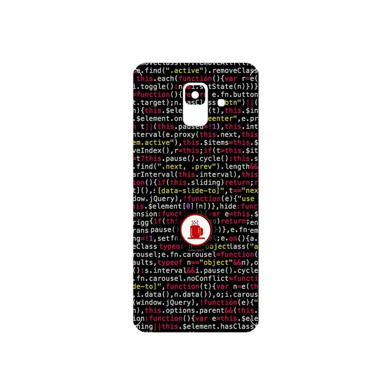 برچسب پوششی ماهوت مدل Programming 1 مناسب برای گوشی موبایل سامسونگ Galaxy A6 2018