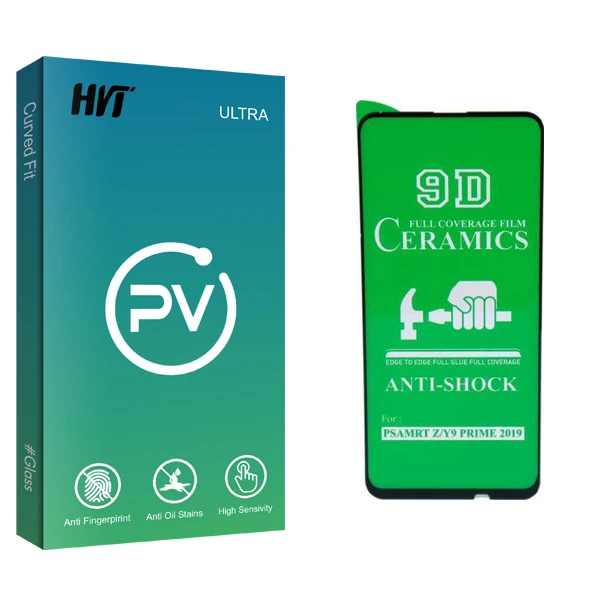 محافظ صفحه نمایش سرامیکی اچ وی تی مدل PV glass مناسب برای گوشی موبایل هوآوی P SMART Z 2019/Y9 PRIME 2019