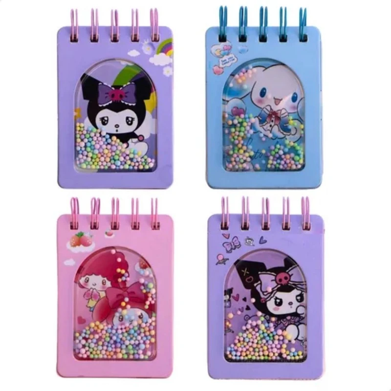 دفترچه یادداشت 60 برگ مدل دونه برفی طرح سانریو بسته 4 عددی