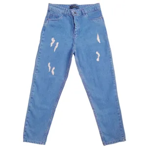 شلوار جین زنانه مدل مام استایل 125