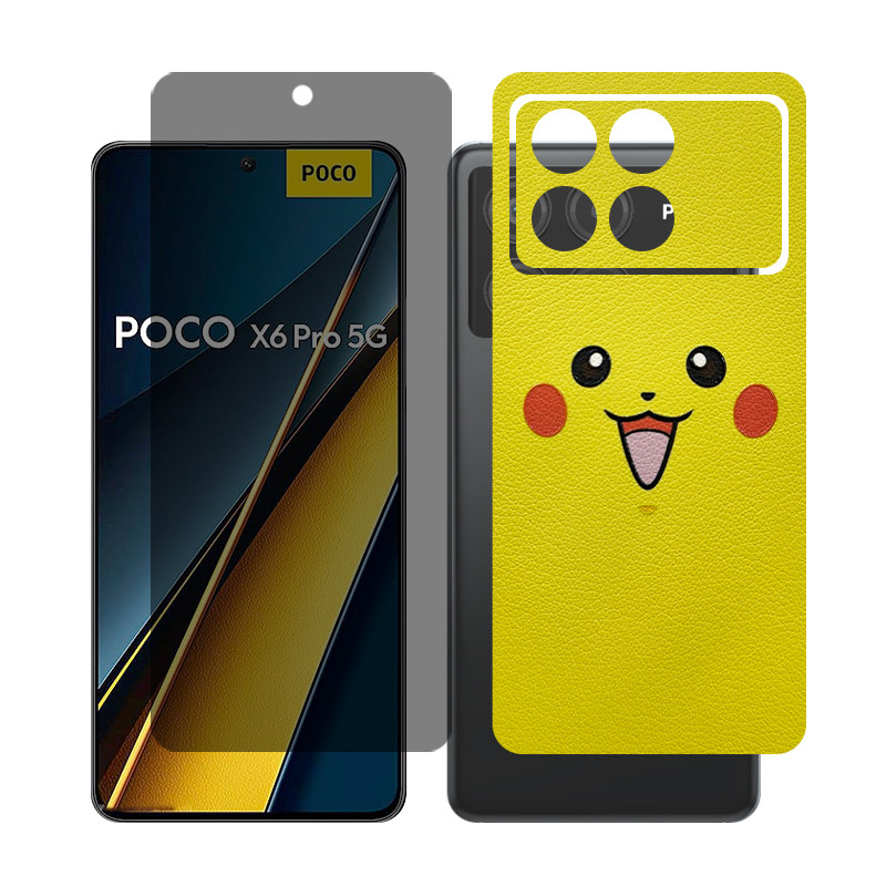 محافظ صفحه نمایش حریم شخصی گلس مدل Together مناسب برای گوشی موبایل شیائومی Poco X6 Pro به همراه برچسب پوششی