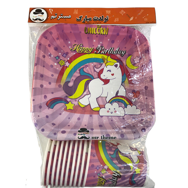 مجموعه 70 عددی تم تولد مسترتم طرح یونیکورن پلاس