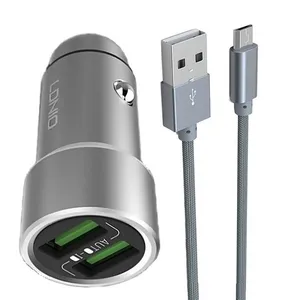 شارژر فندکی مدل C302 به همراه کابل تبدیل microUSB