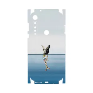 MAHOOT Collage of Sea Trash-FullSkin Cover Sticker for Motorola One Vision Plus