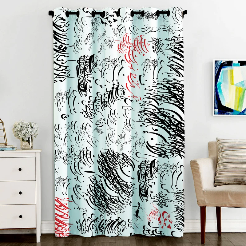 پرده مدل C6-50012 ارتفاع 270x140 سانتی‌متر