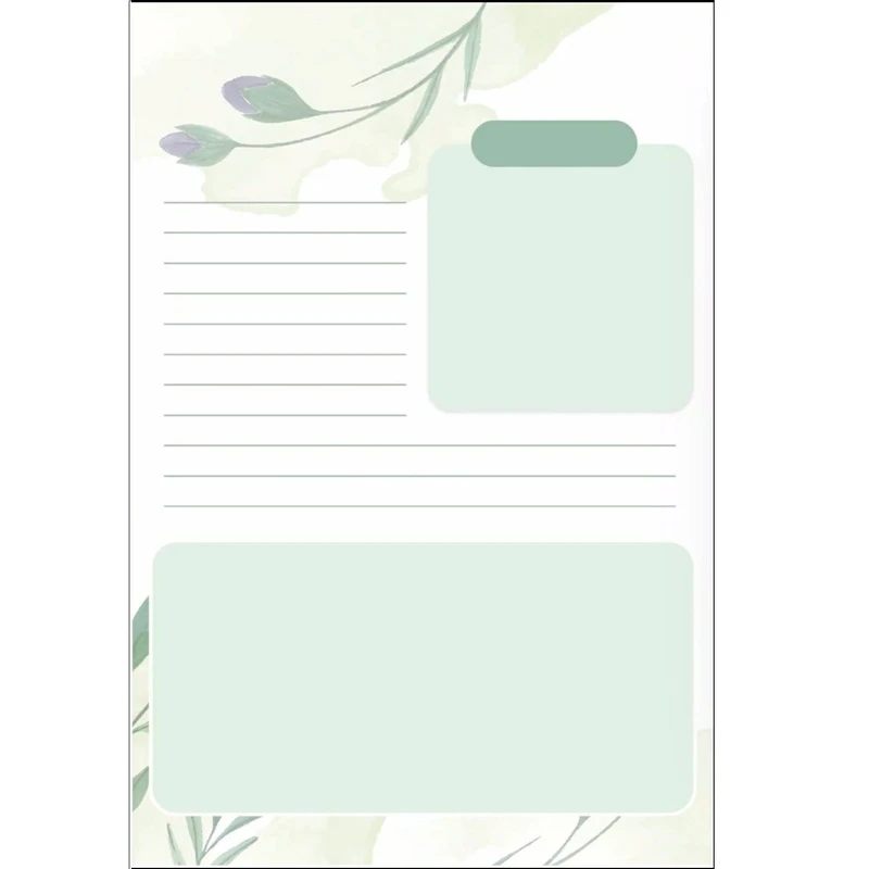 کاغذ یادداشت A5 مدل planner to do list کد 976 مجموعه 20 عددی