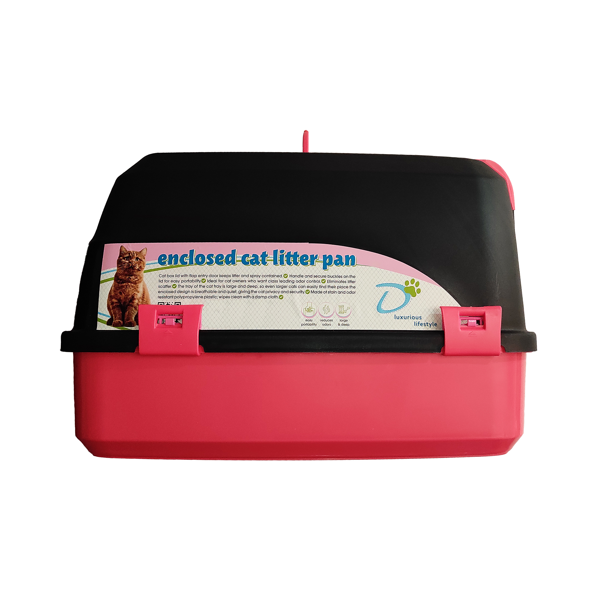 ظرف خاک گربه دنیل مدل مسقف XRb-85