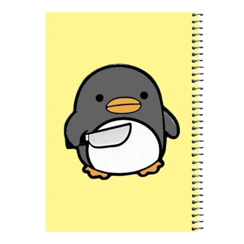 دفتر مشق 80 برگ اس جی مدل پنگوئن عصبانی کد۱  