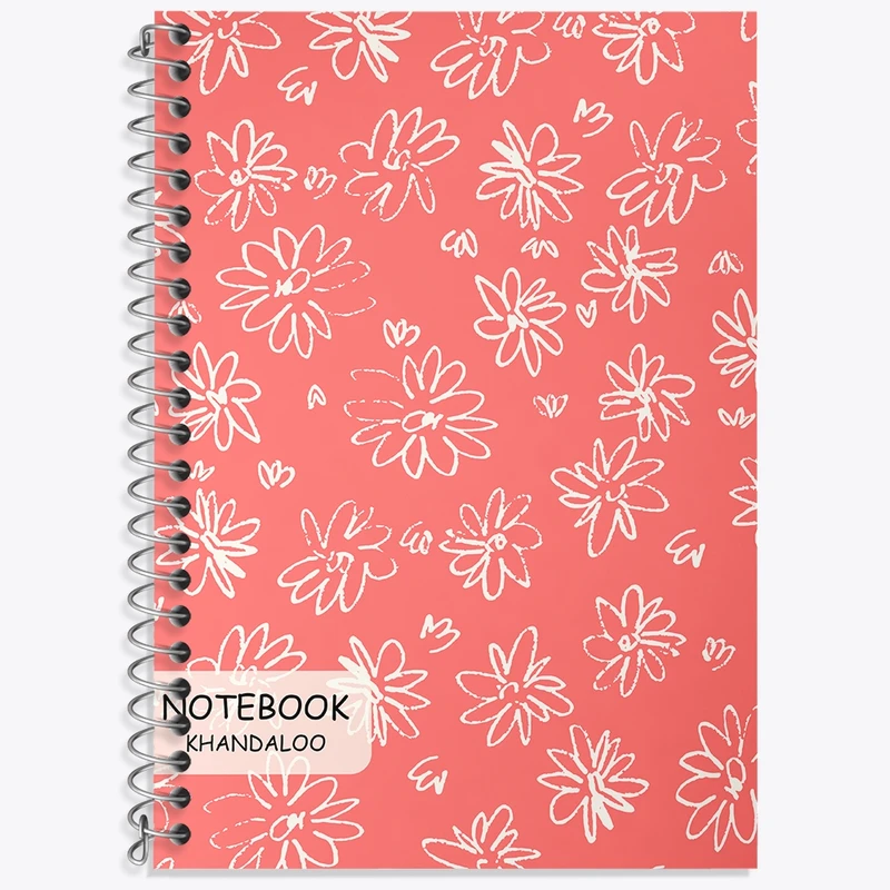 دفتر لغت 50 برگ خندالو طرح گل گلی کد N232