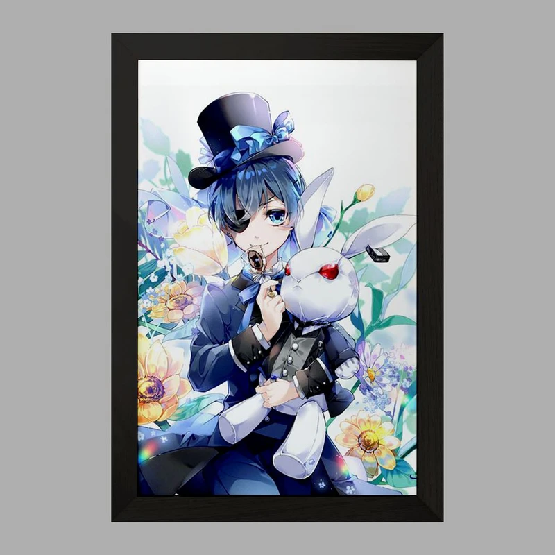 تابلو خندالو مدل شیل انیمه خادم سیاه Black Butler  کد 16341