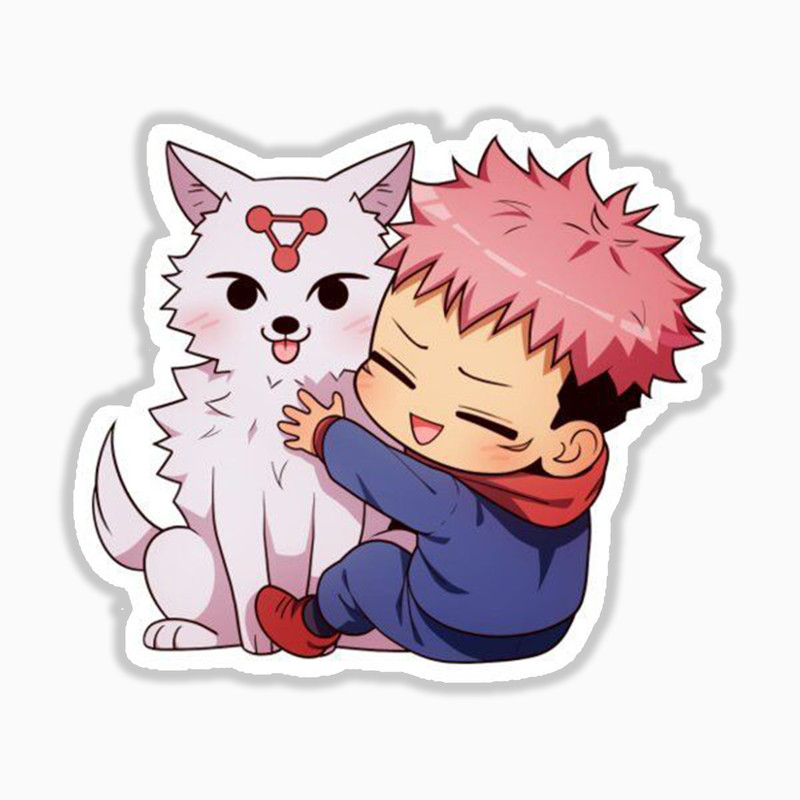 استیکر لپ تاپ و موبایل بووم طرح ایتادوری بامزه کد mr27