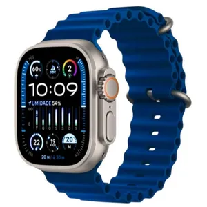 ساعت هوشمند ۴۹ میلیمتری تی ۸۰ مکس مدل SEVEN PLUS ONE 7+1 با بند فلزی و سیلیکونی