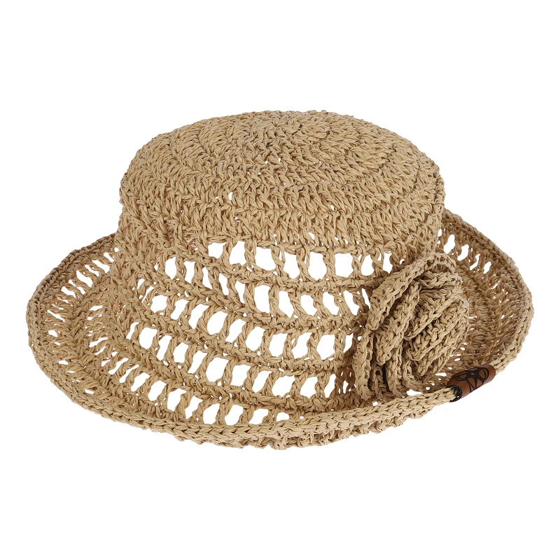 کلاه حصیری زنانه وون مدل گل