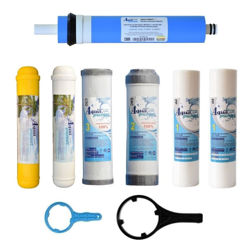 فیلتر دستگاه تصفیه کننده آب آکوا پیورست مدل TKB-NEW 007 مجموعه 7 عددی