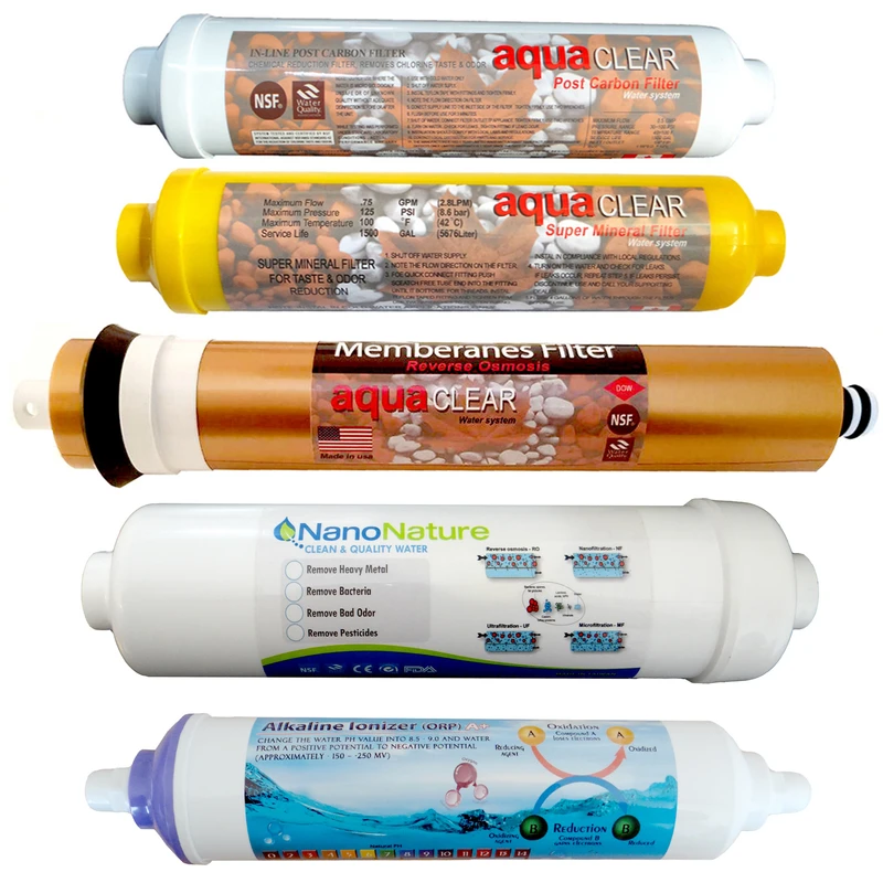 فیلتر دستگاه تصفیه آب مدل KFC-N5 مجموعه 5 عددی