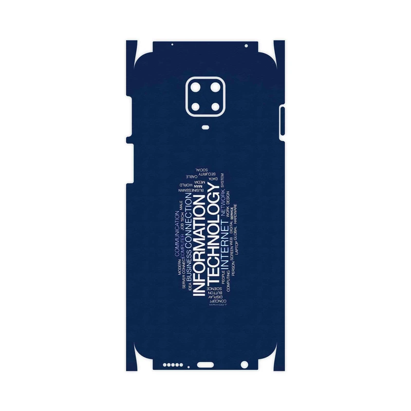 برچسب پوششی ماهوت مدل IT Science-FullSkin مناسب برای گوشی موبایل شیائومی Redmi Note 9 Pro