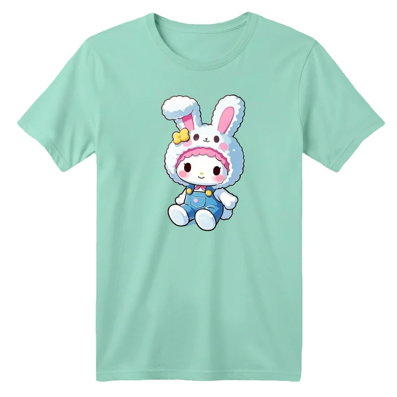 تی شرت آستین کوتاه بچگانه مدل خرگوش بامزه