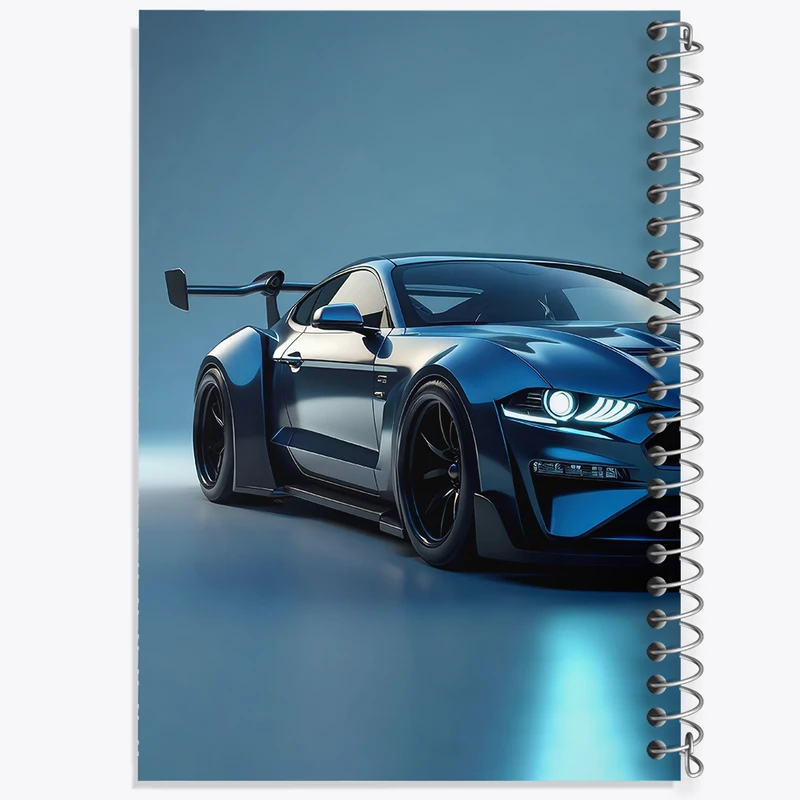 دفتر ژورنال نویسی 50 برگ خندالو مدل نقطه ای طرح ماشین اسپرت کد F5217