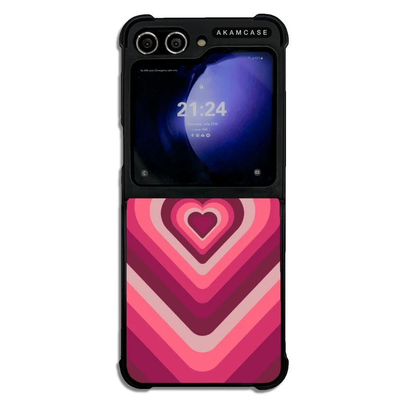 کاور آکام مدل AMCWSGZFLIP5-HEART17 مناسب برای گوشی موبایل سامسونگ Galaxy Z Flip 5