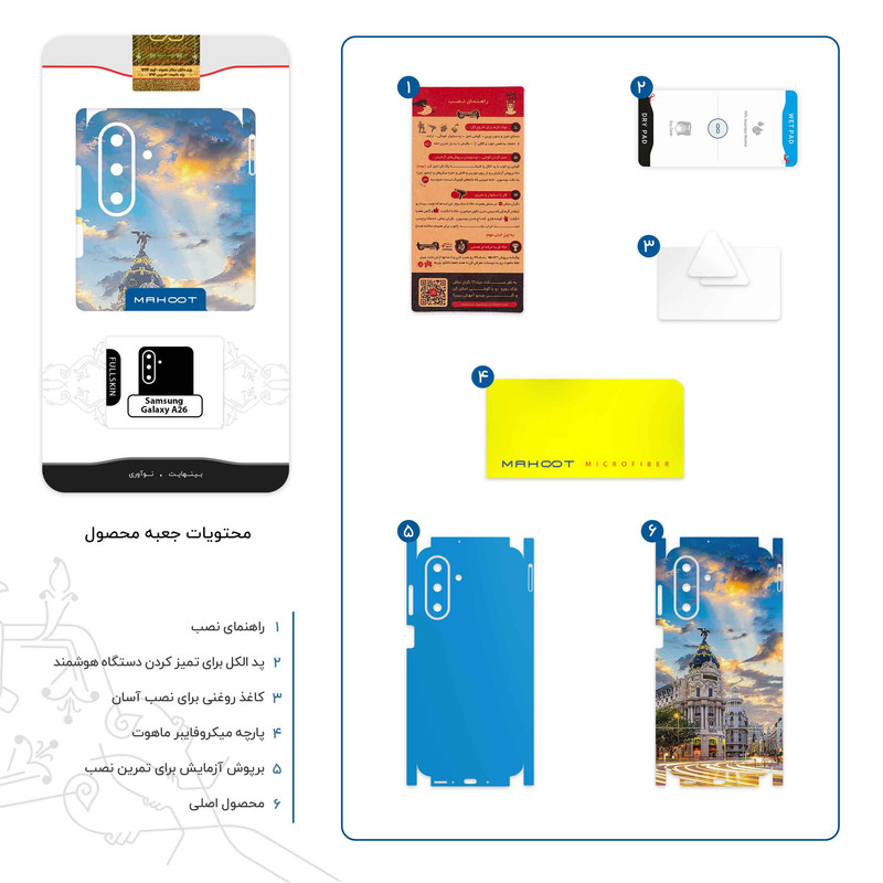 برچسب پوششی ماهوت مدل City of Madrid-FullSkin مناسب برای گوشی موبایل سامسونگ Galaxy A26