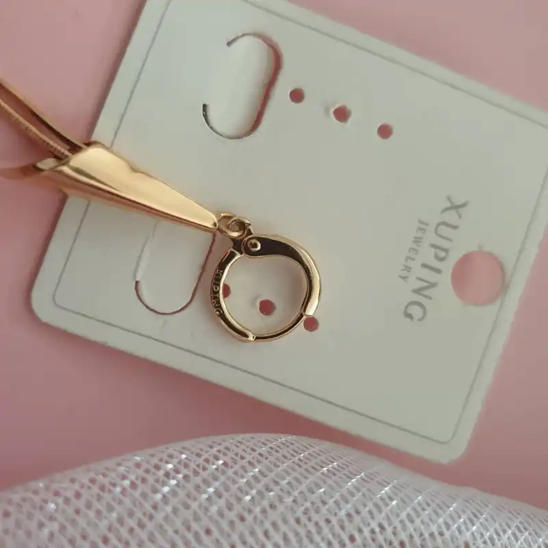 گوشواره زنانه ژوپینگ مدل شیپوری