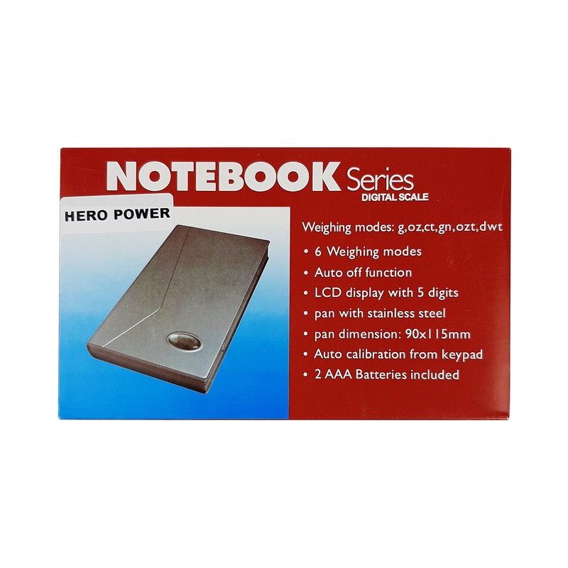 ترازو دیجیتال مدل هیرو پاور کد NOTEBOOK ترازو دیجیتال مدل هیرو پاور کد NOTEBOOK