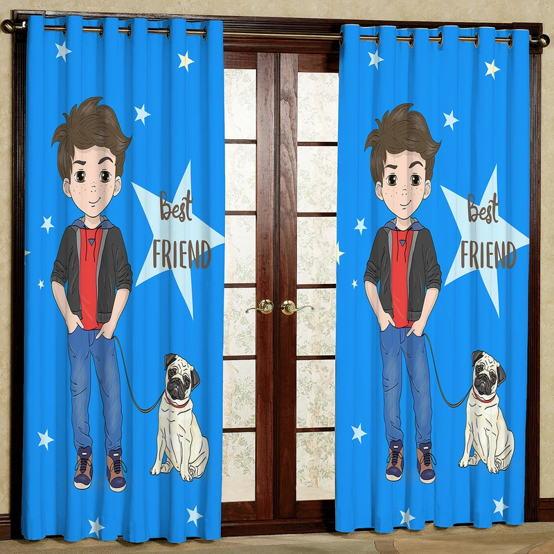 پرده مدل مخمل پانچی کد 4694 سایز 200x140 سانتی متر