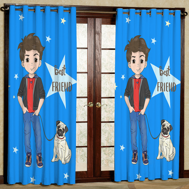 پرده مدل مخمل پانچی کد 4694 سایز 200x140 سانتی متر