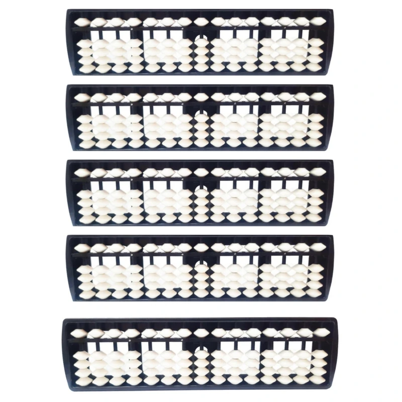 بازی آموزشی ریاضی مدل چرتکه سوروبان هفده ستونه مجموعه پنج عددی 