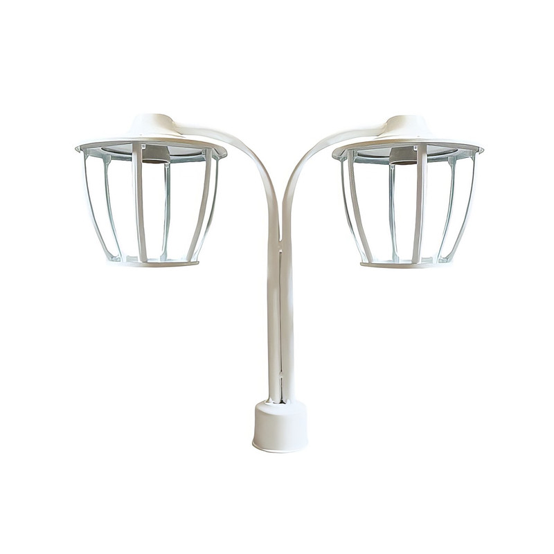 چراغ پارکی مدل سرلوله دو شاخه فلزی P-2Cpo چراغ پارکی مدل سرلوله دو شاخه فلزی P-2Cpo