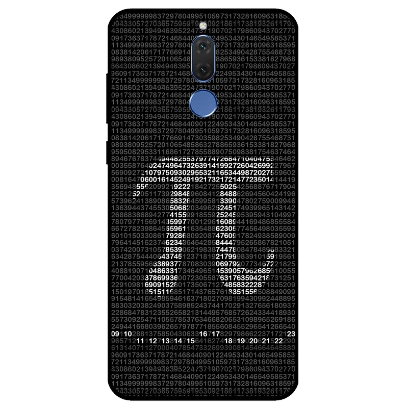 کاور مگافون طرح عدد پی مدل 7240 مناسب برای گوشی موبایل هوآوی Mate 10 Lite  