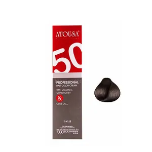 رنگ مو آتوسا شماره N2-3.0 حجم 50 میلی‌لیتر رنگ قهوه‌ای تیره