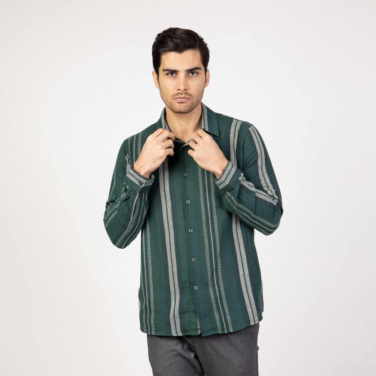 پیراهن آستین بلند مردانه باینت مدل 785-3 -  - 2