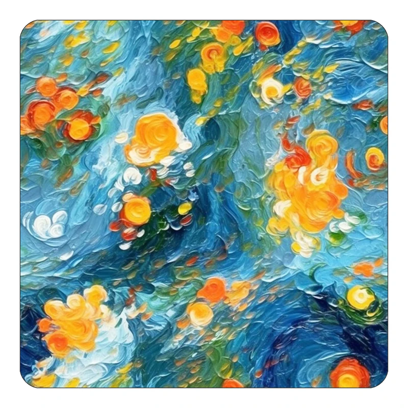 مگنت کاکتی طرح نقاشی رنگ روغن مدل mp71984