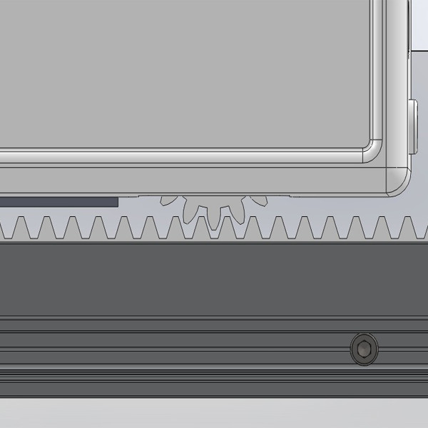 آرام بند درب ریلی مدل راست بازشو