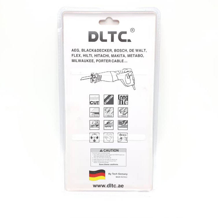 تیغ اره افقی بر دی ال تی سی مدل DL-P مجموعه 10عددی