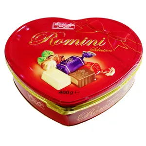 شکلات مخلوط شیری با مغزی کرم فندقی گل سرخ شیرین عسل - 400 گرم
