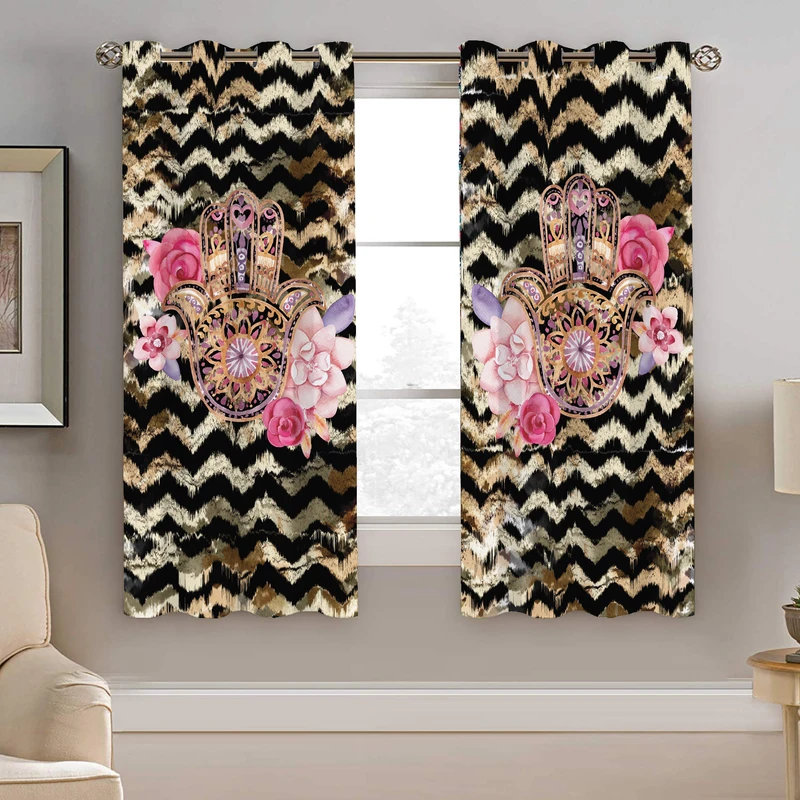 پرده نیروانا طرح   مدرن مدل هازان کد 4864   سایز 140×200 سانتی متر