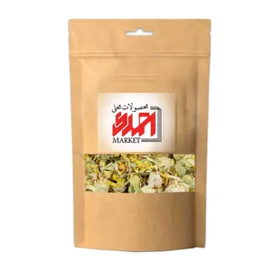 دمنوش گل ختمی ممتاز احمدی مارکت - 100 گرم