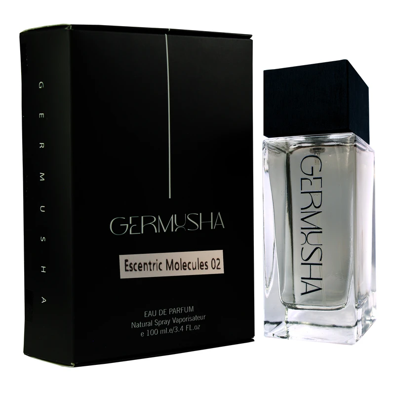 ادوپرفیوم گرموشا مدل اسنتریک مولکول 02 با رایحه خنک و تند حجم 100 میلی‌لیتر